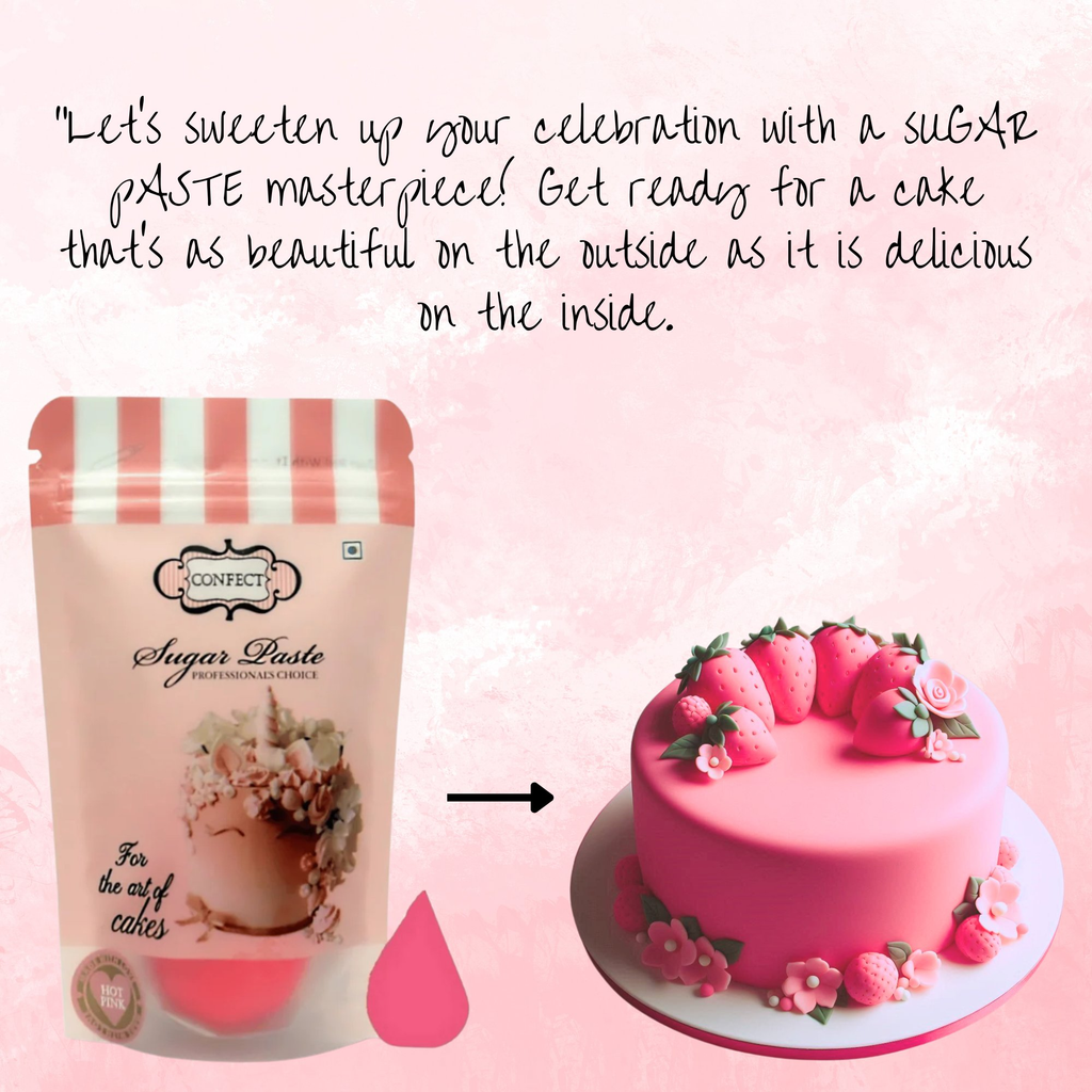 Confect Hot Pink Fondant | Edible Sugarpaste
