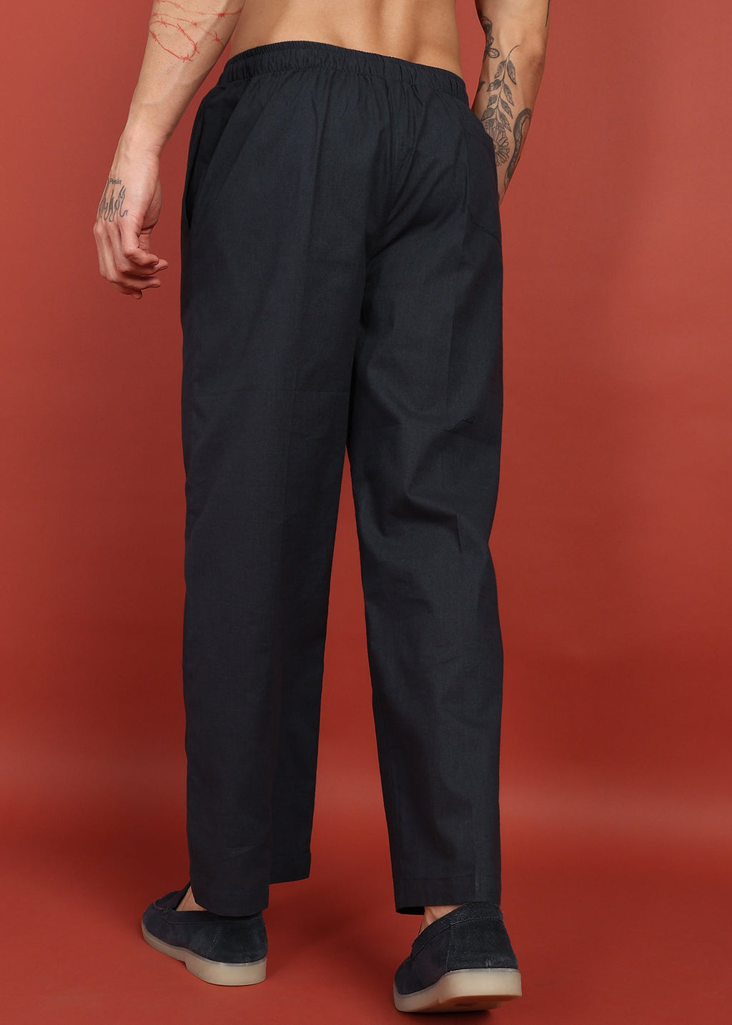Fabmade Midnight Ease Relaxed-Fit Trousers