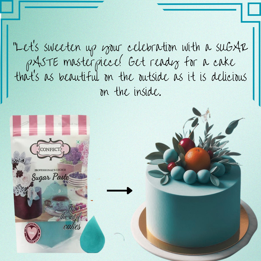 Confect Teal Fondant | Edible Sugarpaste