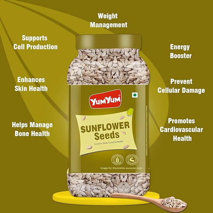Yum Yum Roasted & Salted Sunflower Seeds Jar