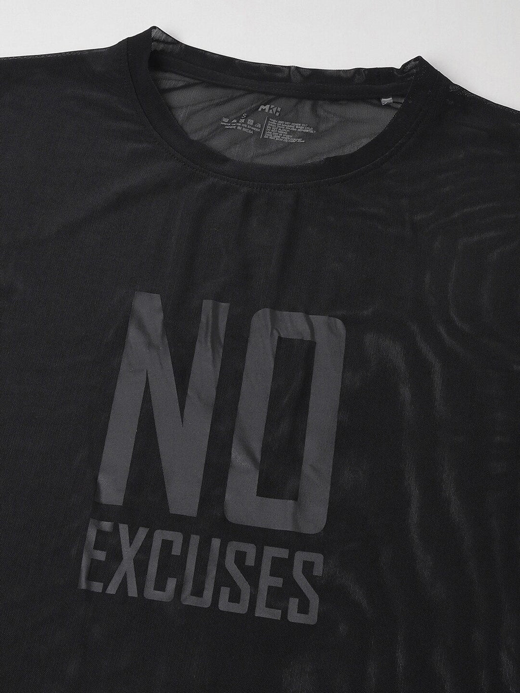 MKH Typography Printed Drop-Shoulder Sleeves Dri-FIT T-shirt