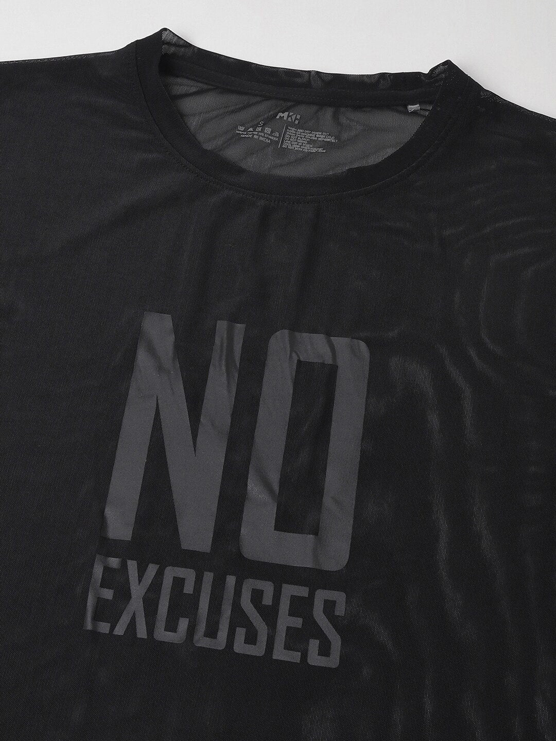 MKH Typography Printed Drop-Shoulder Sleeves Dri-FIT T-shirt