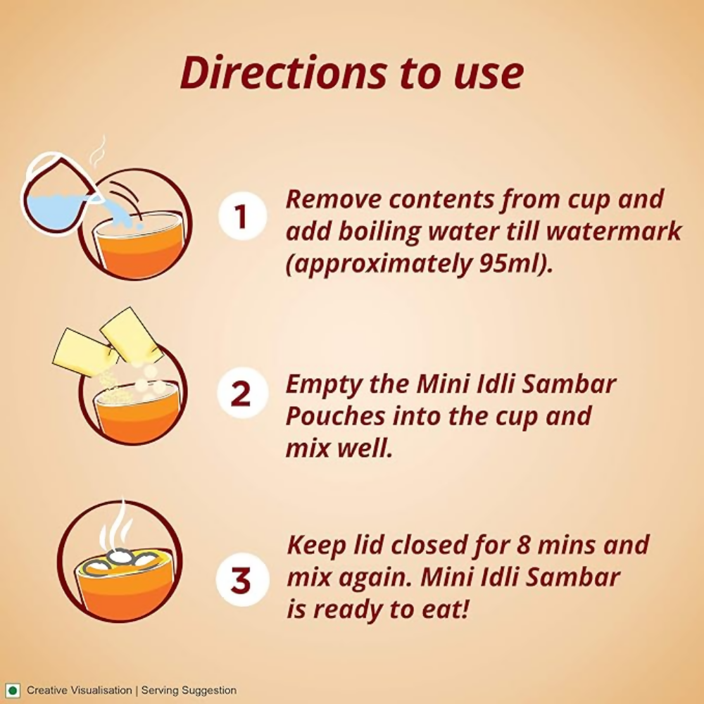 Aashirvaad Instant Mini Idli Sambhar