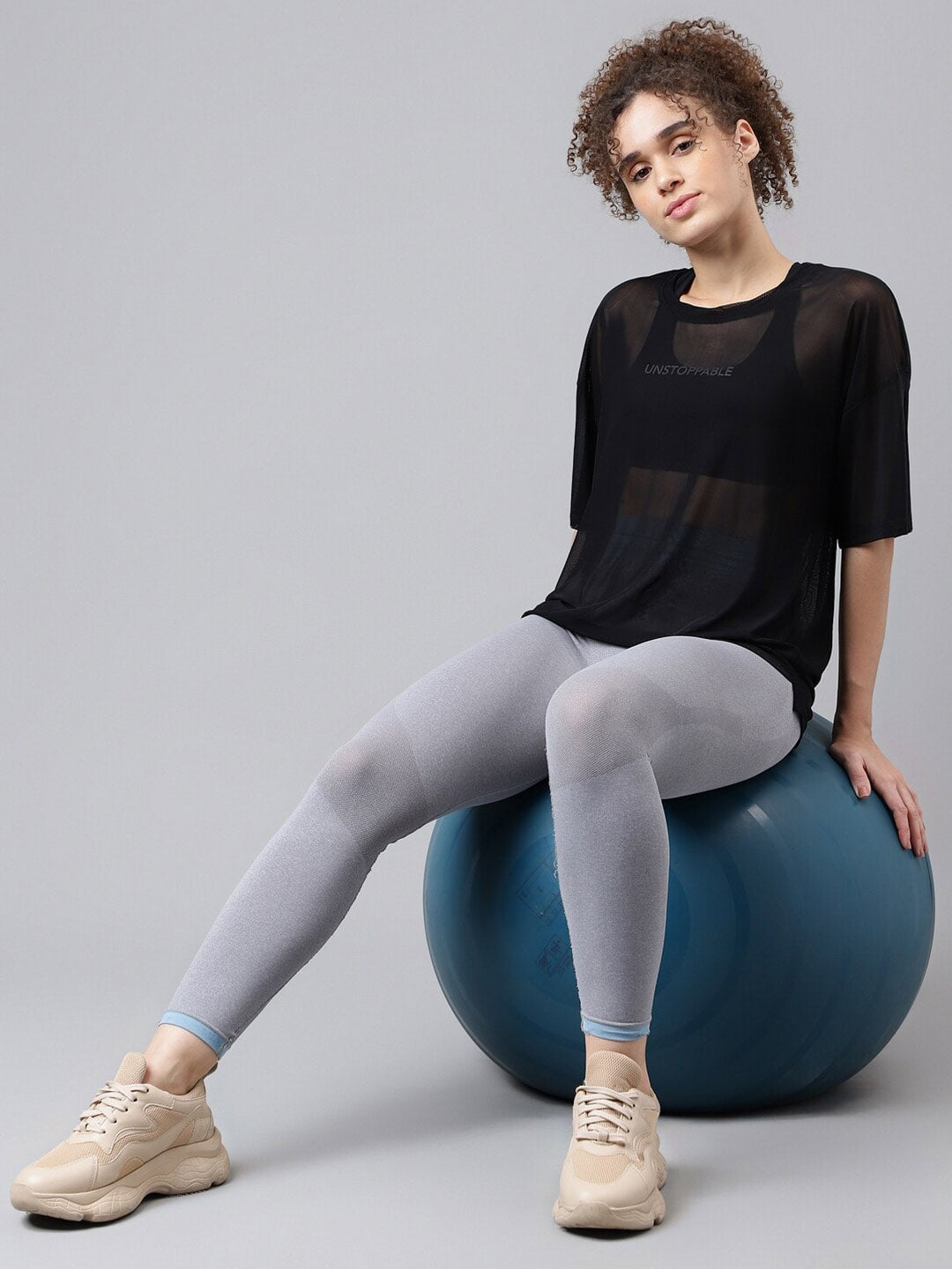 MKH Typography Printed Relaxed Fit Sheer Dri-FIT T-shirt