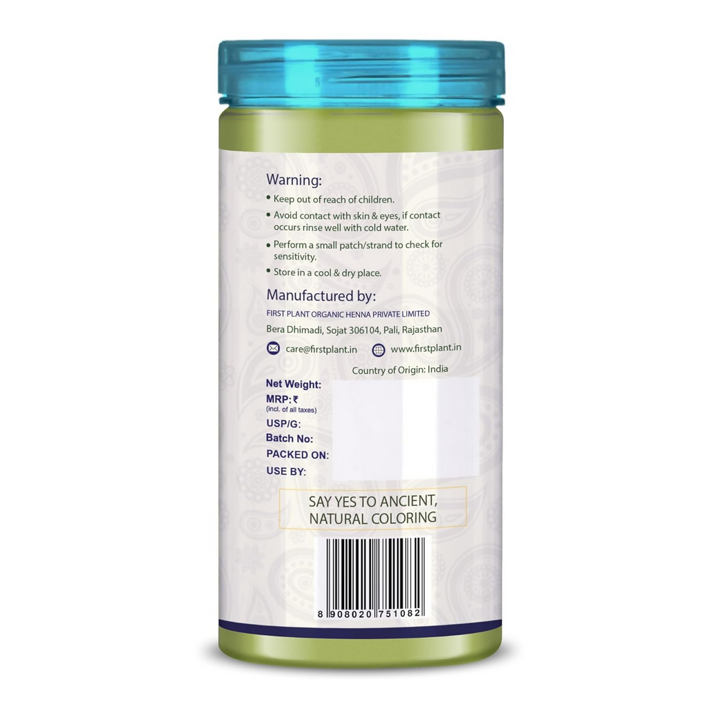 First Plant Organic Indigo Powder For Black Hair
