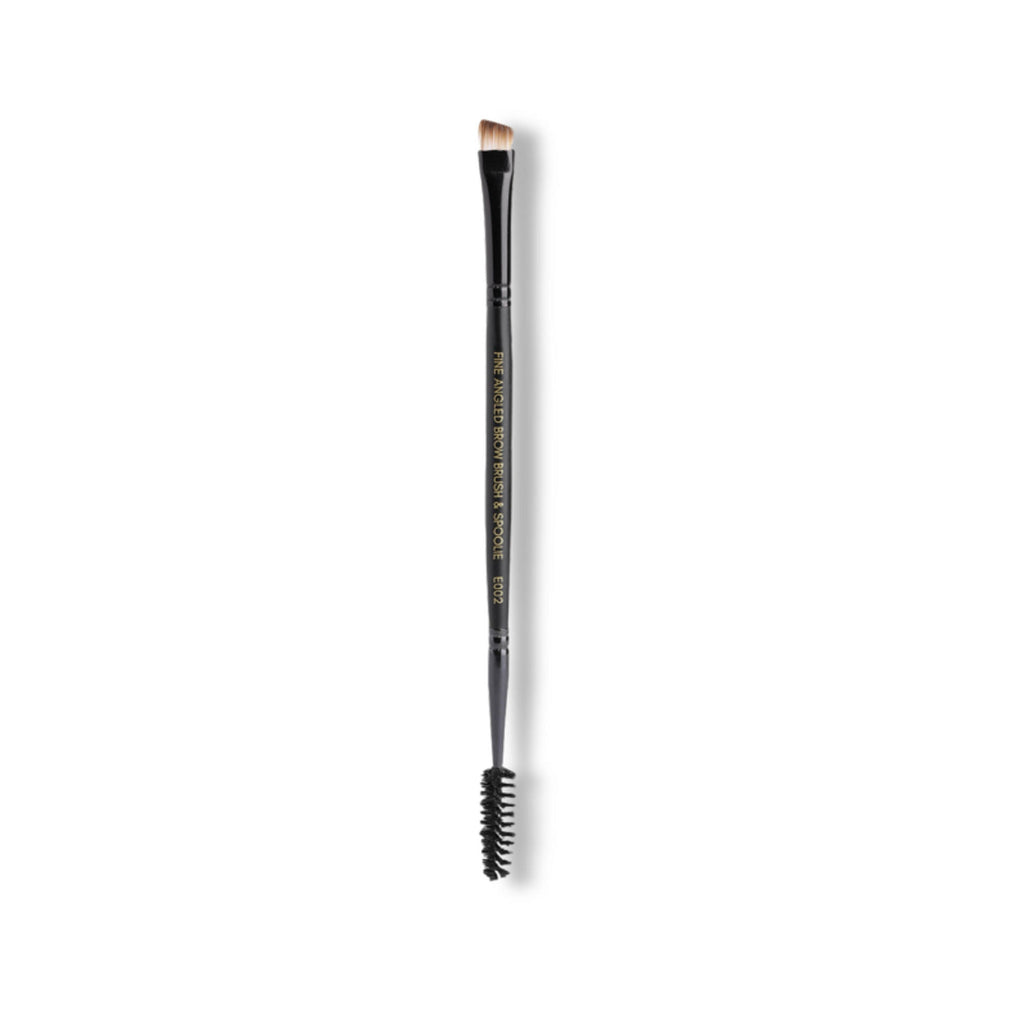 CUFFS N LASHES Fine Angled Brow Brush & Spoolie - E002