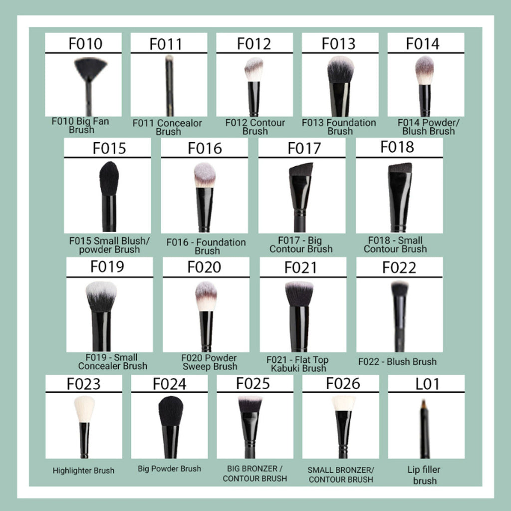 CUFFS N LASHES Foundation Brush - F016
