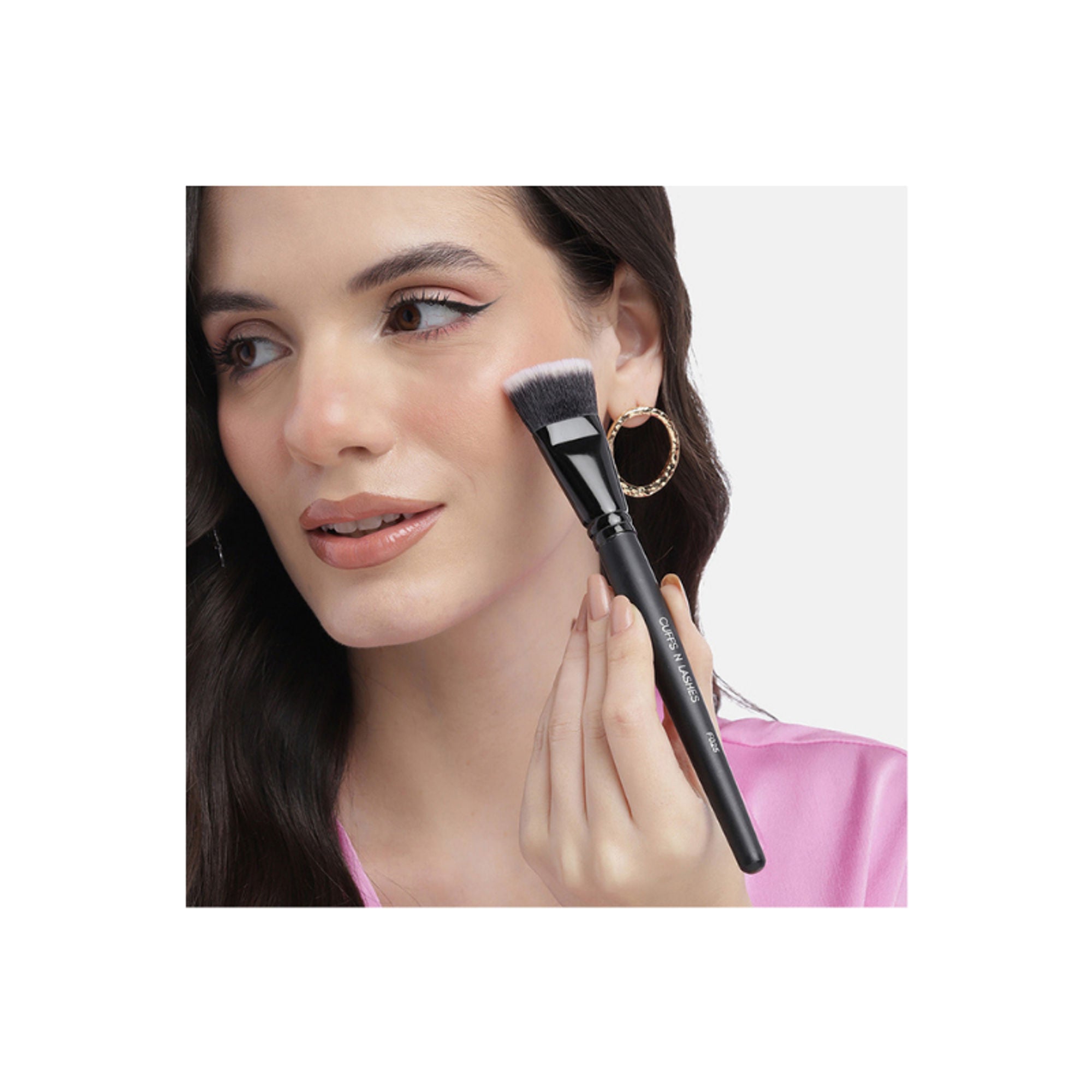 CUFFS N LASHES Big Bronzer Contour Brush - F025