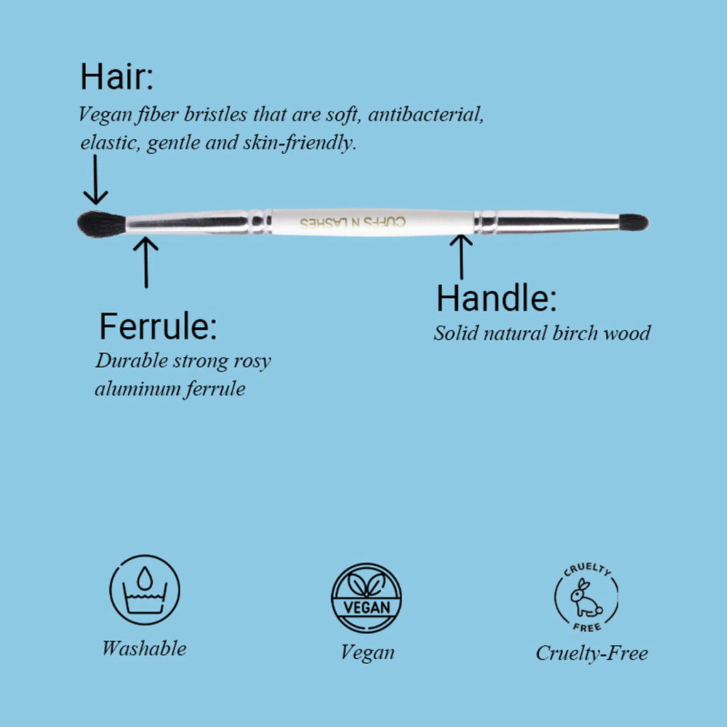 CUFFS N LASHES Small Smudger & Pencil Dual Brush - 05