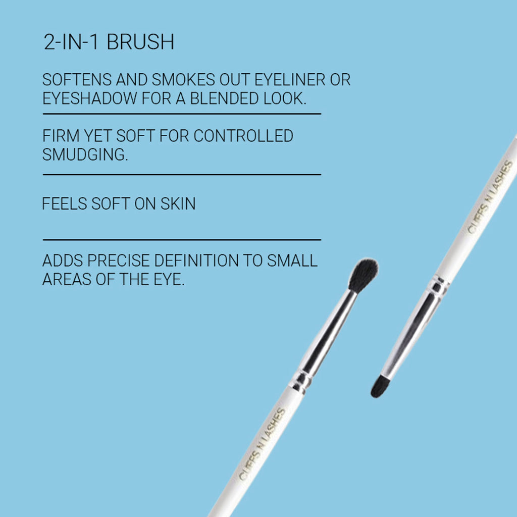 CUFFS N LASHES Small Smudger & Pencil Dual Brush - 05