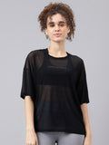 MKH Typography Printed Relaxed Fit Sheer Dri-FIT T-shirt