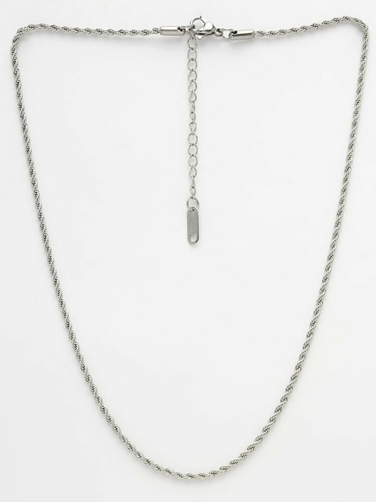 NVR Women German Silver Oxidised Chain