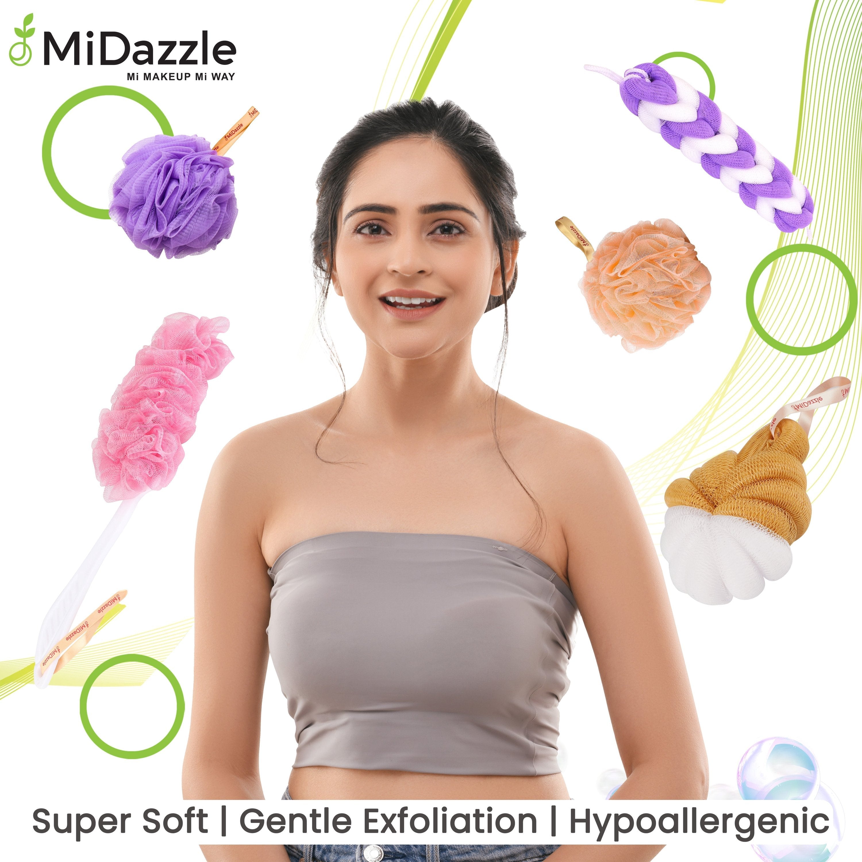 MiDazzle Bath Loofah-M MINL6007