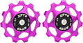ZTTO Guide Pulley Bike Rear Derailleur Pulley Wheels, Colorful Aluminum Alloy 11T 13T CNC Road Bike Guide Roller Bicycle Derailleur 4mm 5mm 6mm for MTB, Road Bike