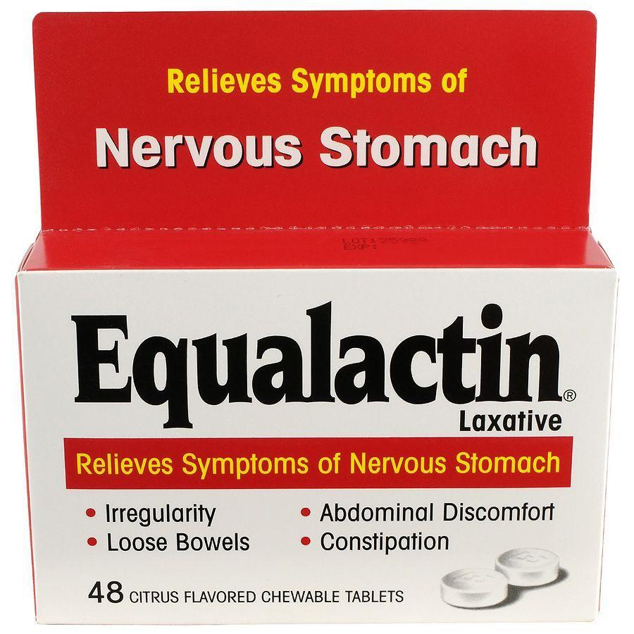 Equalactin Laxative Chewable Tablets, Citrus 48 ct
