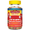 Nature Made Kids First Multivitamin + Omega 3 Gummies - Strawberry, Lemon & Orange - 70ct