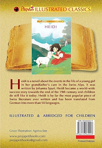 HEIDI (Abridged & illustrated edition) by Johanna Spyri