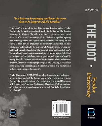 THE IDIOT by Fyodor Dostoevsky