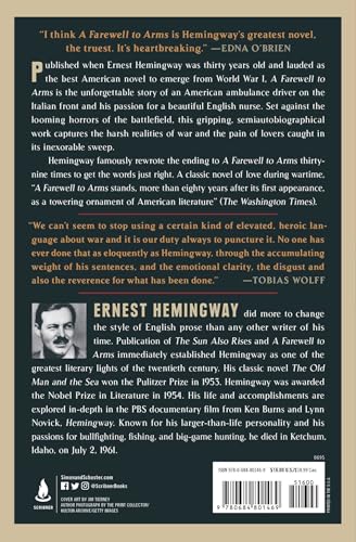 A Farewell to Arms by Hemingway, Ernest