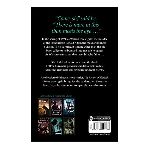 The Return of Sherlock Holmes by Sir Arthur Conan Doyle