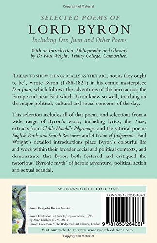 Selected Poems of Lord Byron: Including Don Juan and Other Poems by Lord Byron