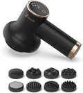 Cordless Cellulite Massager, Handheld Lymphatic Drainage Tool, Mini Body Sculpting Machine with 9 Speeds and 8 Massage Heads, Lymphatic Drainage Massage Tool for Legs Butt Belly Fat
