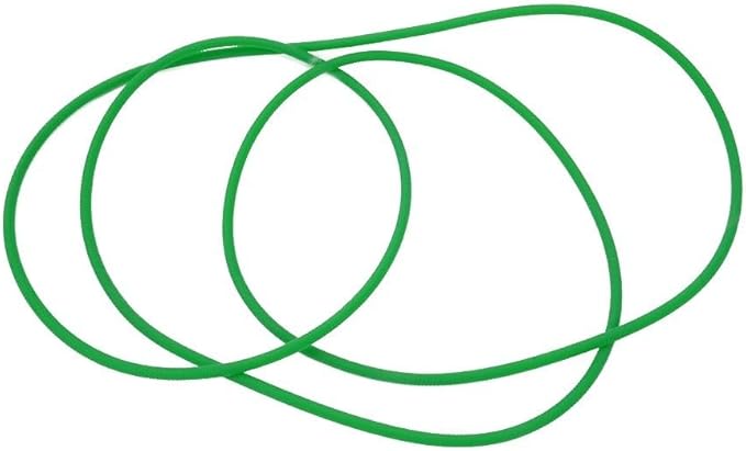 Bicycle Roller Drive Replacement, Replacement Belt for Indoor Stationary Bike, Long Lasting Bicycle Roller Drive Replacement Belt, 5mm Perimeter 185cm(Green)