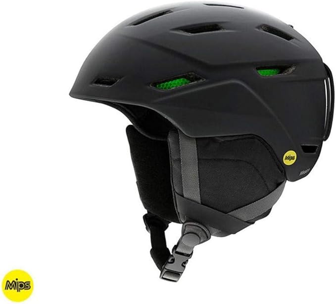 Smith Mission Helmet for Men – Adult Snowsports Helmet with MIPS Technology + Zonal Koroyd Coverage – Lightweight Protection for Skiing & Snowboarding