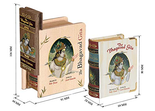 The Bhagavad Gita - A8 Wooden Edition by Veda Vyasa