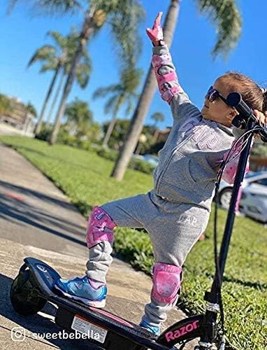 Soft-Style Kids Knee and Elbow Pads with Bike Gloves, Flexible Impact-Resistant Gear for Ages 2-11, Designed for Balance Bikes, Roller-Skating, and Skateboarding