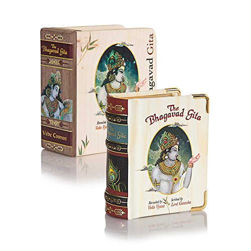 The Bhagavad Gita - A8 Wooden Edition by Veda Vyasa
