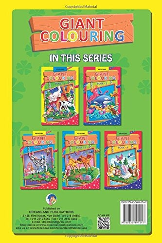 Dreamland Giant Colouring Book - 1