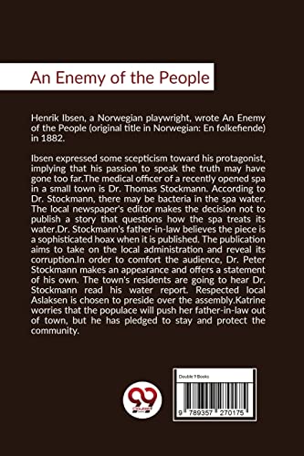 An Enemy of the People by Ibsen, Henrik