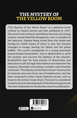The Mystery Of "The Yellow Room" by LeRoux, Gaston