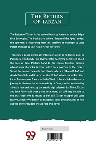 The Return Of Tarzan by Edgar Rice Burroughs