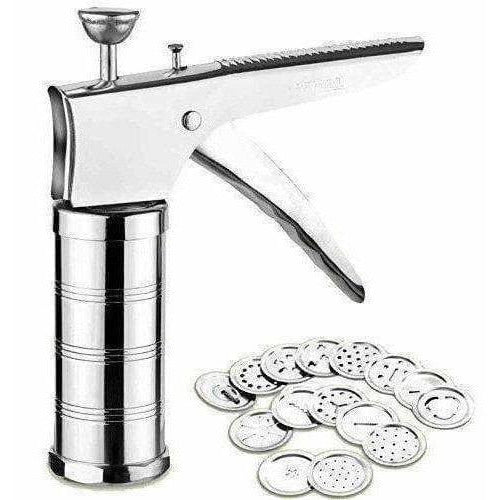 Stainless Steel Kitchen Press Maker with 12 Pieces