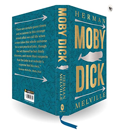 Moby Dick by Herman Melville (Deluxe Hardbound Edition) – Classic American Literature| Adventure Novel by Herman Melville