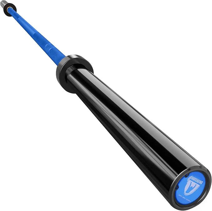 7ft Olympic Barbell for Strength Training and Olympic Weightlifting, 500 700 1000LBS Capacity Available, 2 Inch Bar for Squats, Home Gym Fitness Equipment, Bench Press, Deadlift,Powerlifting