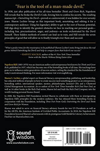Outwitting The Devil: The Secret To Freedom And Success (Official Publication Of The Napoleon Hill Foundation)