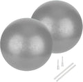 Soft Pilates Ball 9 Inch, Ideal Small Exercise Ball Between Knee Squeeze for Physical Therapy Yoga Core Medicine Abs Pt Bouncy, Mini Rubber Fitball Barre Workout Equipment for Women Men Kid Toddler