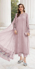 Anaita Pink Fox Georgette Suit With Embroidered Sequence Work