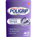 Super Poligrip Denture Adhesive Comfort Seal Strips 40Ct