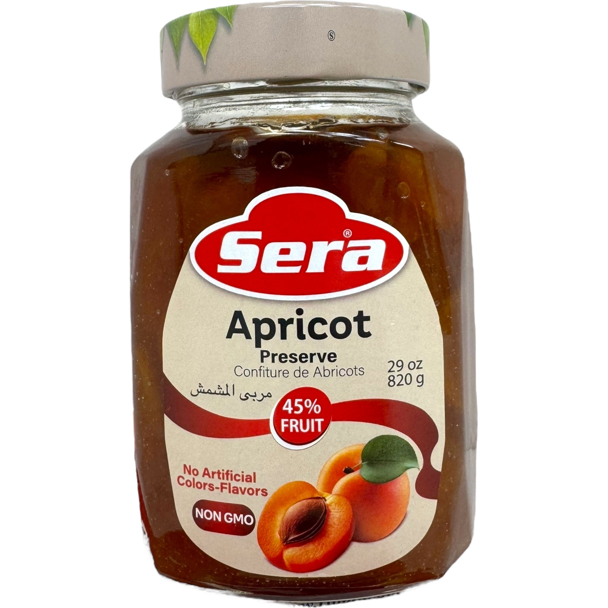 Sera Apricot Jam 12 Oz Jar