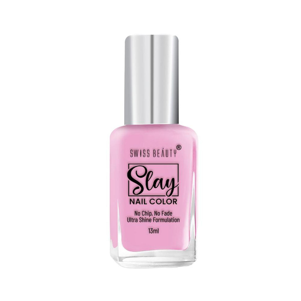 Swiss Beauty Slay Nail Color Ultra Shine Formulation - 03 Dreamy Pink