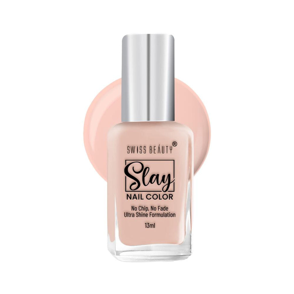 Swiss Beauty Slay Nail Color Ultra Shine Formulation - 04 French Toast