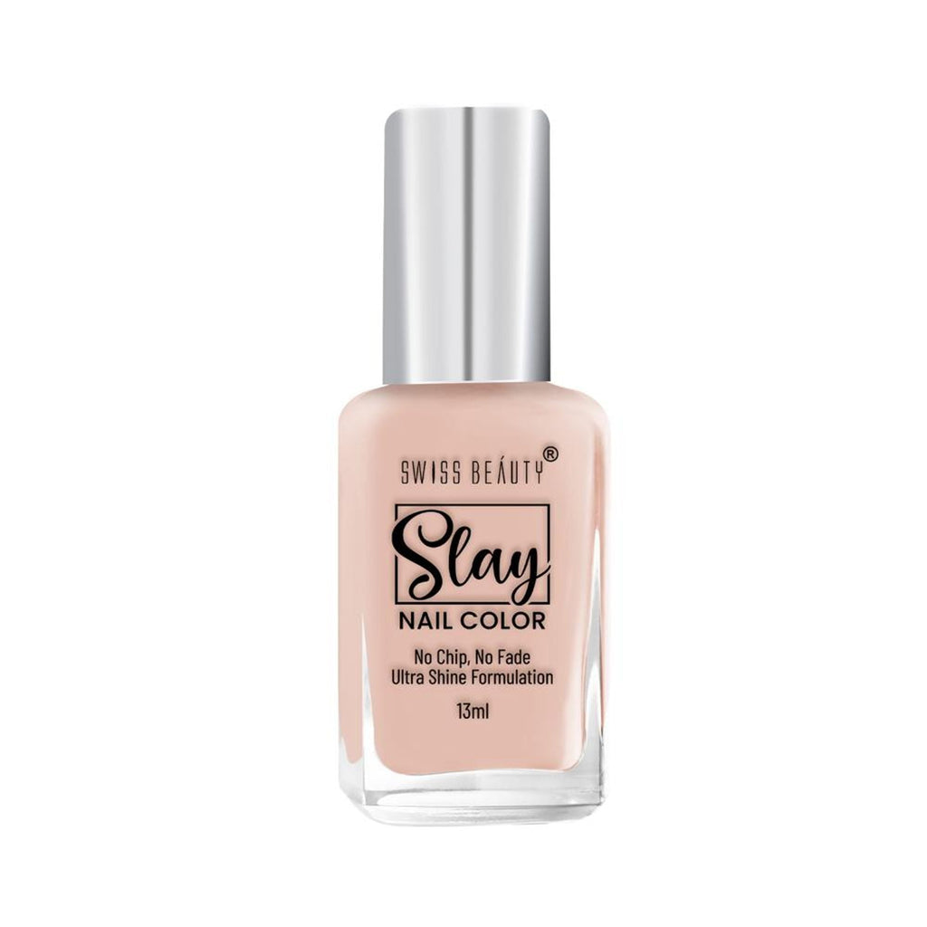 Swiss Beauty Slay Nail Color Ultra Shine Formulation - 04 French Toast
