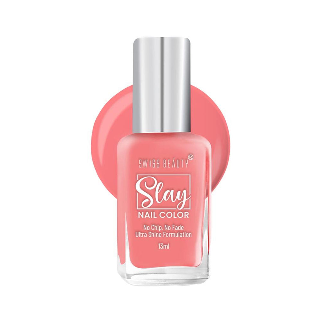 Swiss Beauty Slay Nail Color Ultra Shine Formulation - 05 Sunset