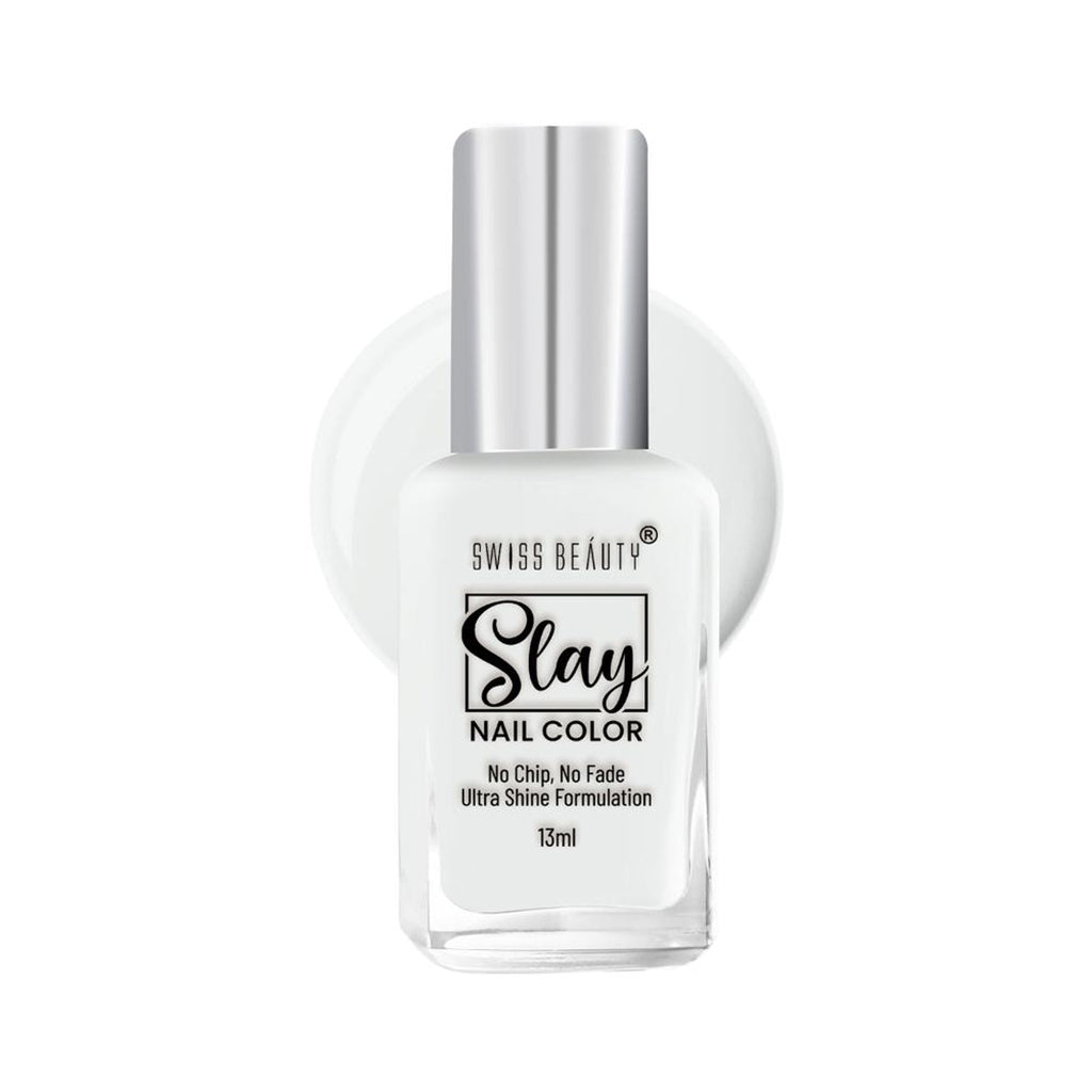 Swiss Beauty Slay Nail Color Ultra Shine Formulation - 07 Creamy Nude