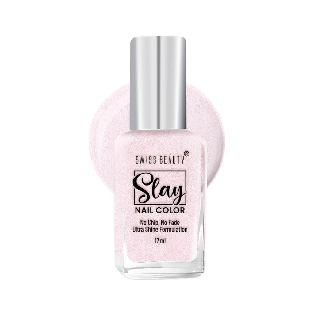 Swiss Beauty Slay Nail Color Ultra Shine Formulation - 09 French Pink