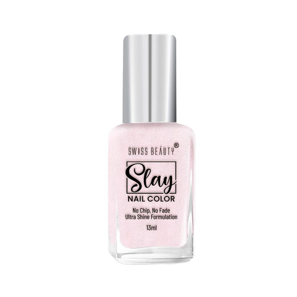 Swiss Beauty Slay Nail Color Ultra Shine Formulation - 09 French Pink